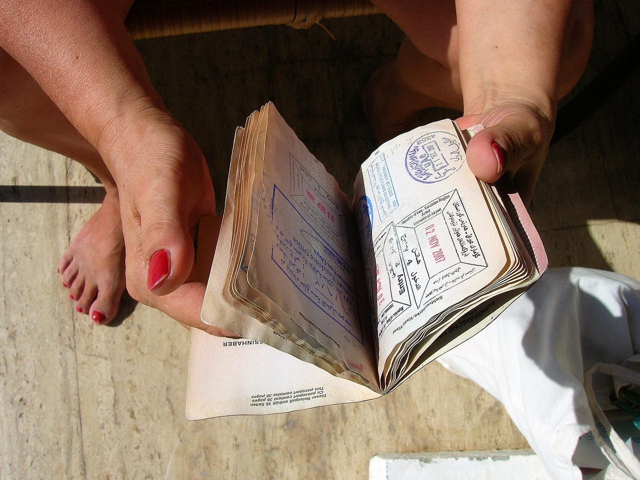 Passport and visa documents for foreign company registration